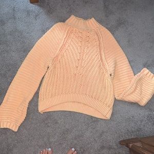 Free people chunky knit sweater